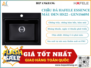 Chậu đá Hafele Essence màu đen HS22 - GEN1S60M 577.25.320